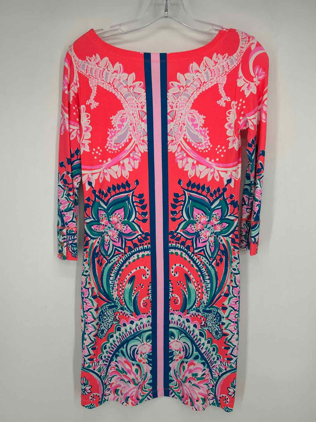 Lilly Pulitzer XS Neon Orange Long Sleeve Lilly Pulitzer Dress
