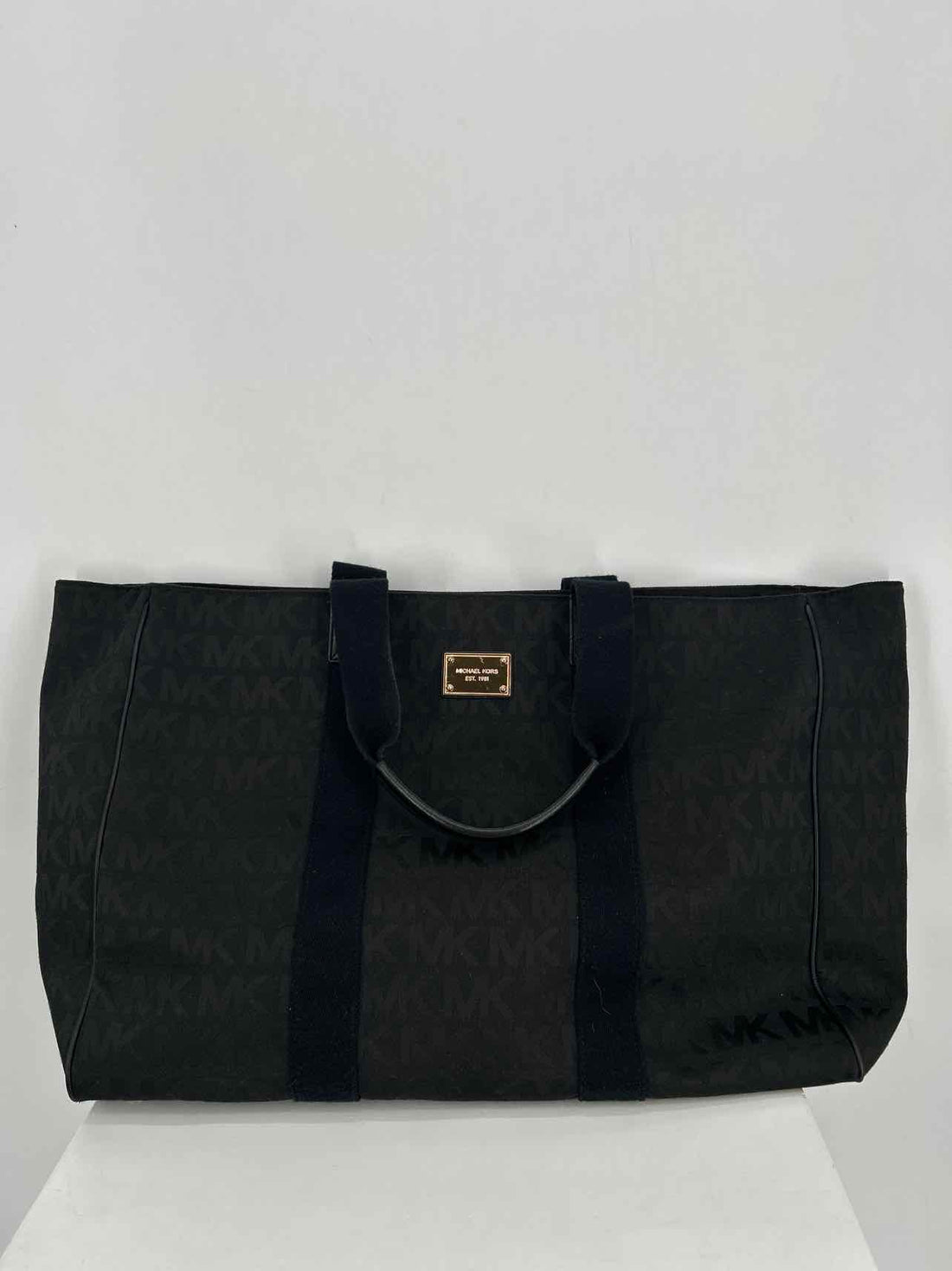 Michael Kors Black Canvas Tote