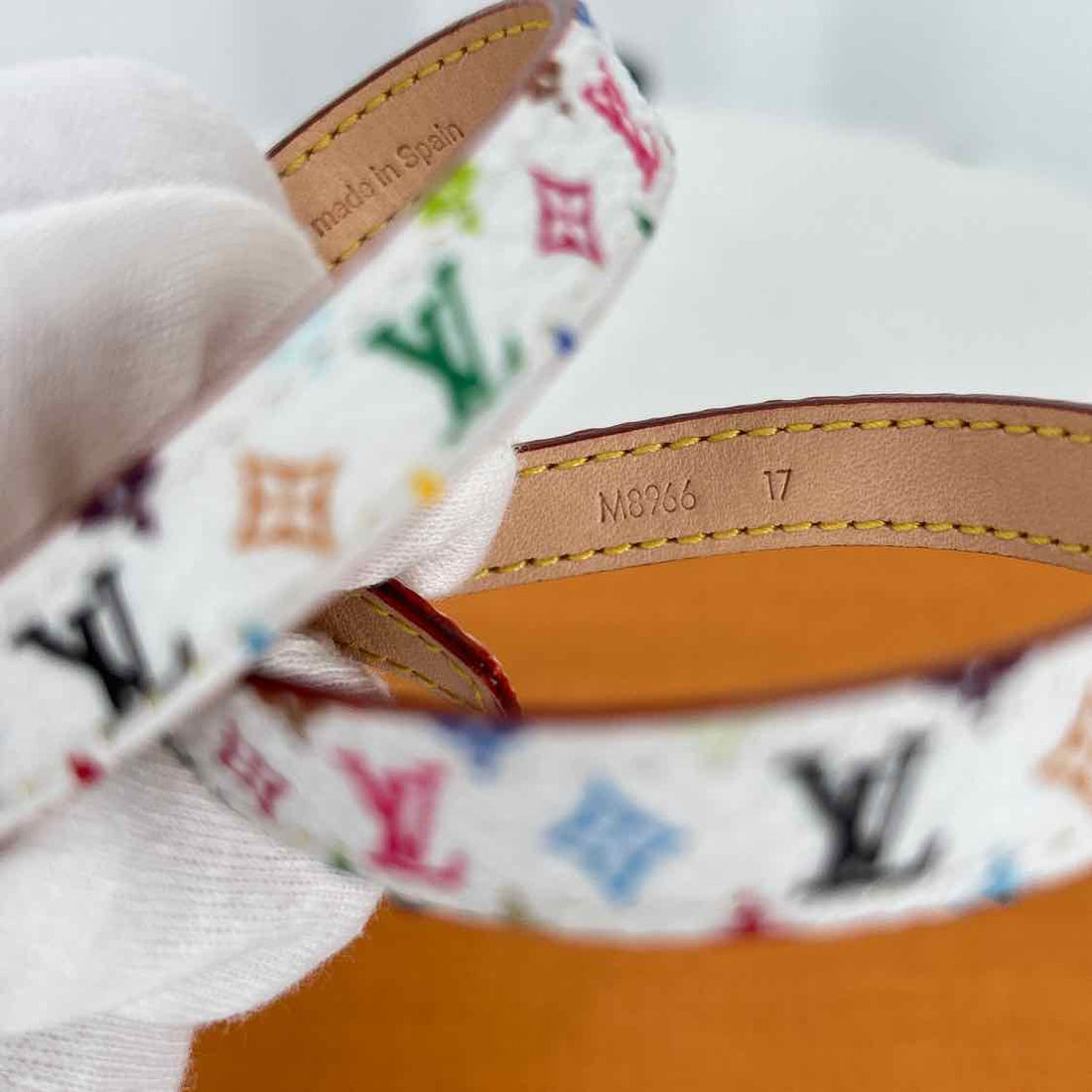 Louis Vuitton Bracelet Takashi Murakami Double Signature New