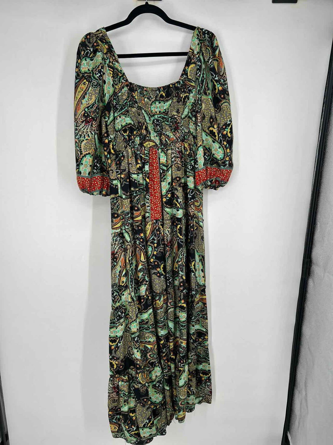 Me 2 Magic Size S Navy Print Long Sleeve Dress