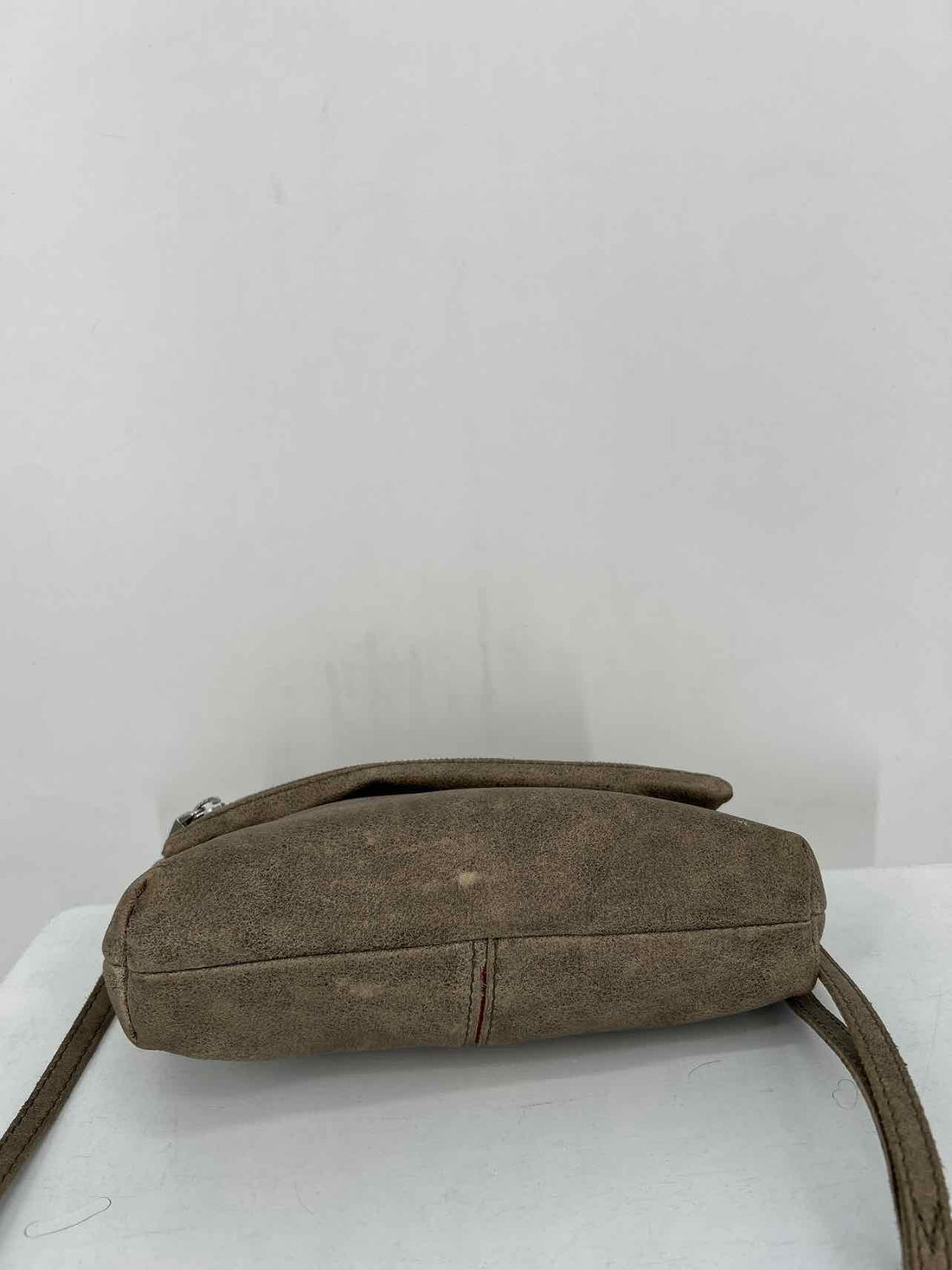 Hammitt Stone Gray Leather As Is Crossbody