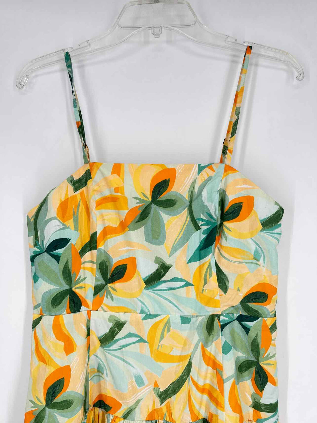 Mink Pink Size M Lemon & Oranges Print Maxi