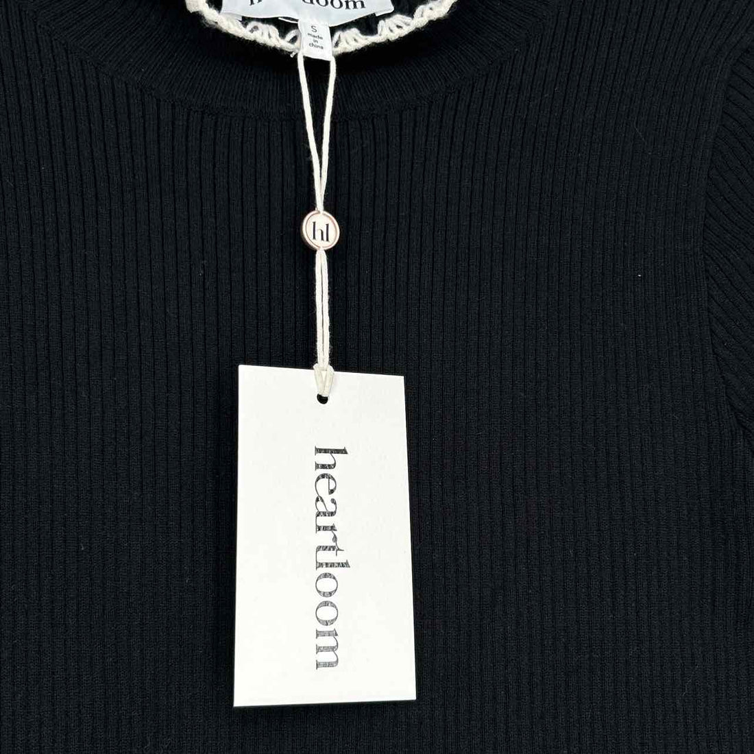 Heartloom Size S Black NWT Long Sleeve