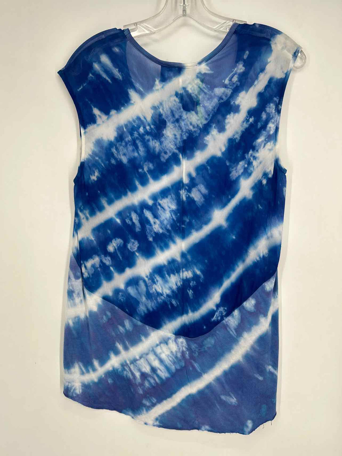 Young Fabulous + Broke Size M Blue & White Tie Dye Short Sleeve