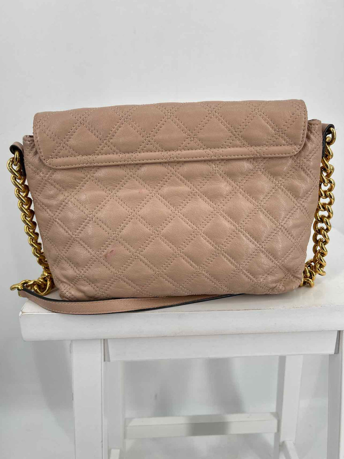 Marc Jacobs Blush Quilted Leather Pre Owned Shoulder