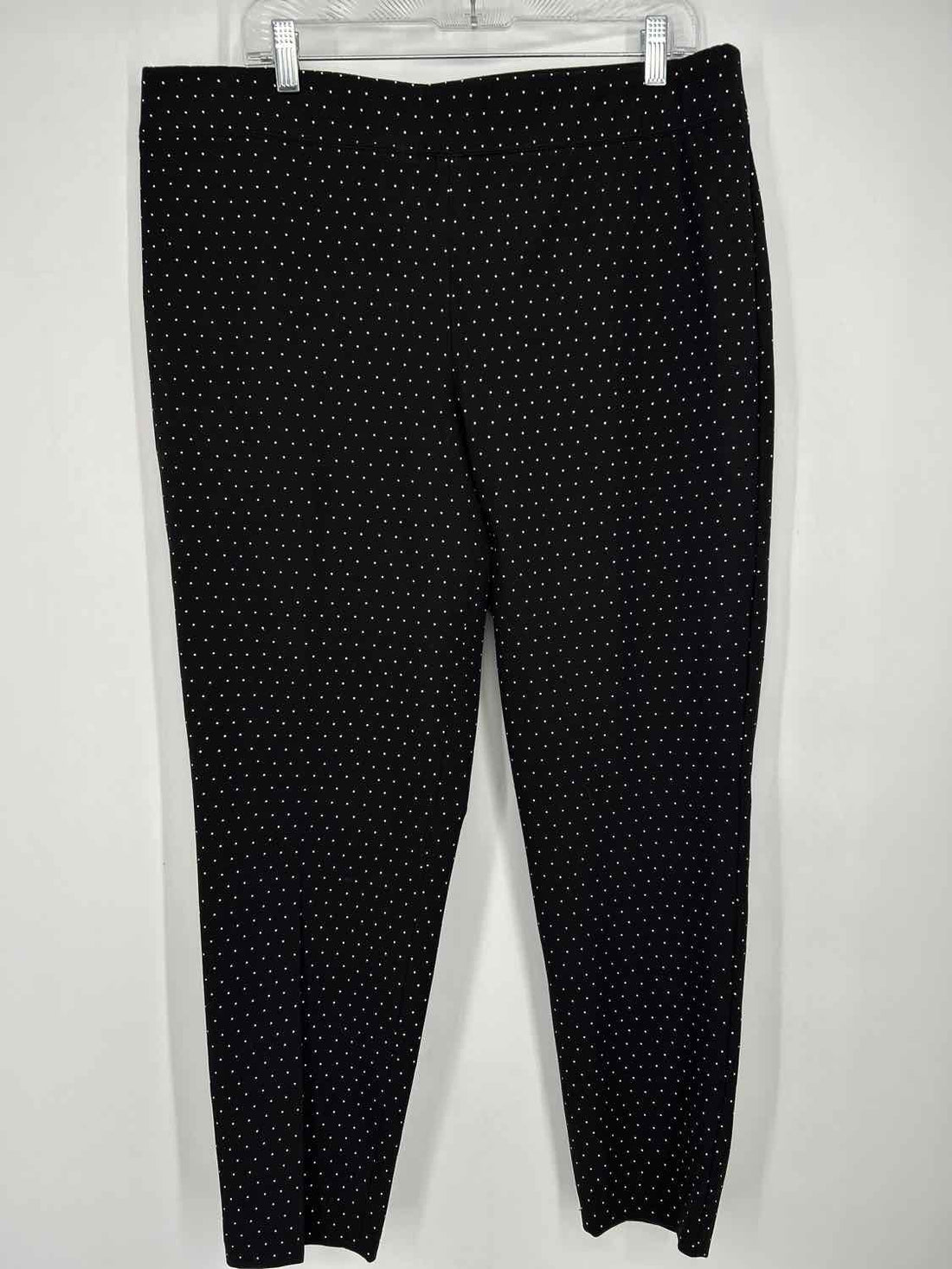 Talbots Size 6 Black Polkadot Pants