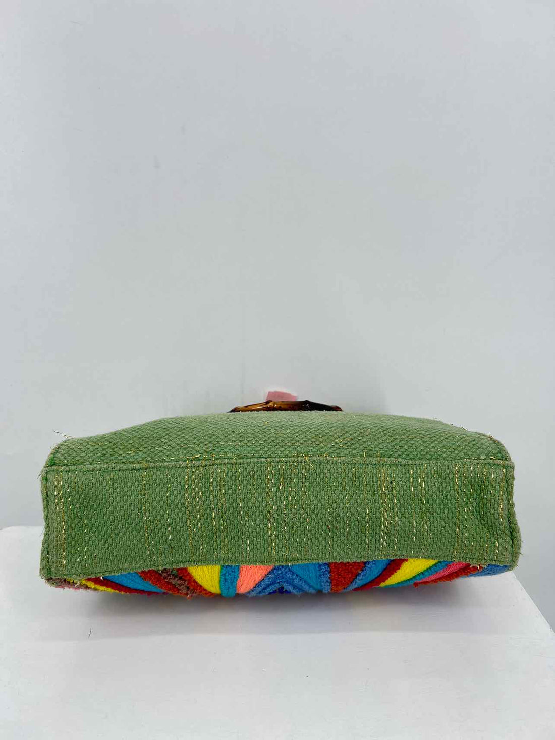 No Brand Name Green Woven Crossbody