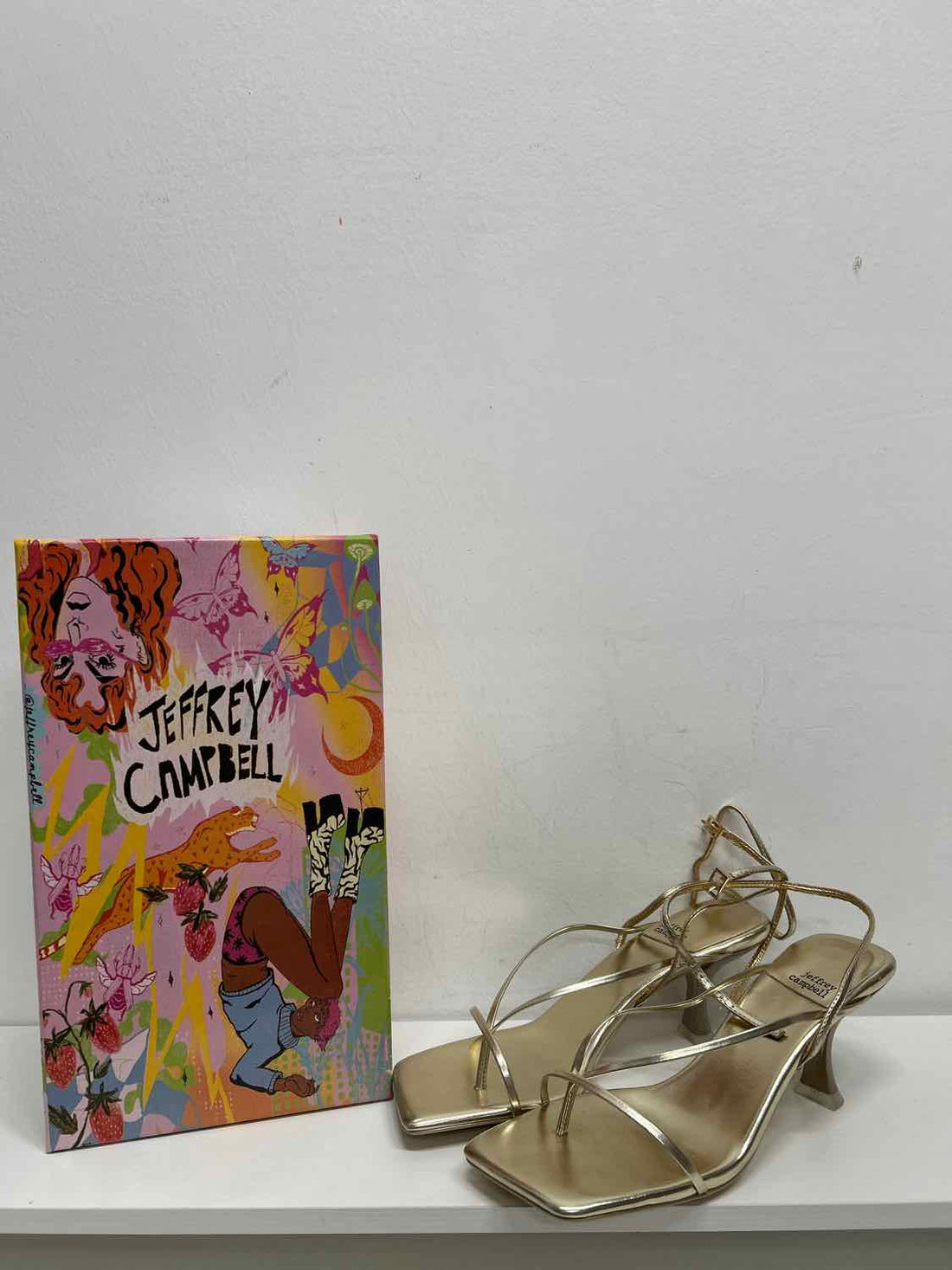 Jeffrey Campbell Women Size 8.5 Light gold metalic New Heels