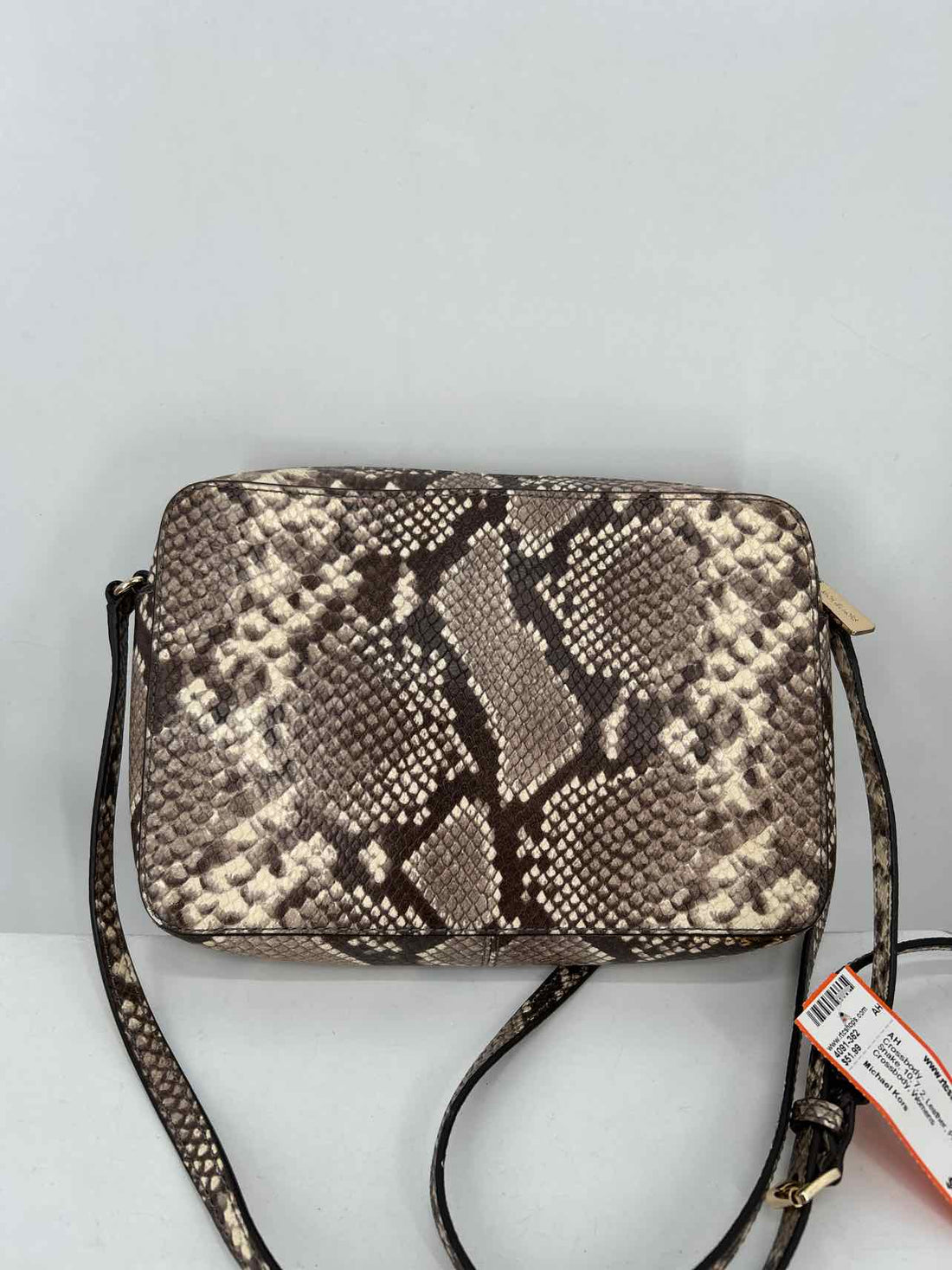 Michael Kors Snake Leather Pre Owned Crossbody
