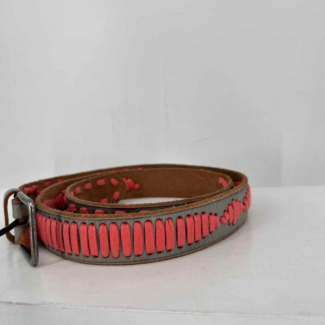 Amsterdam Cowboys Size S Genuine Leather Grey Belts