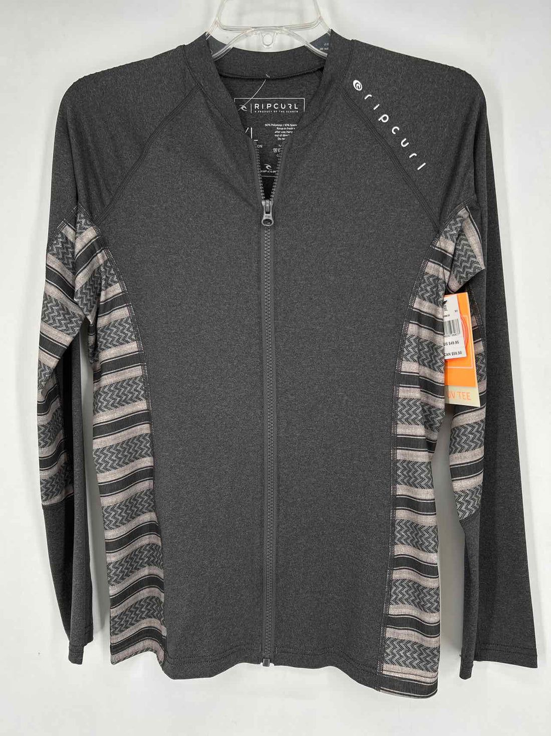 Rip Curl Size XL Gray Print NWT Active Tops