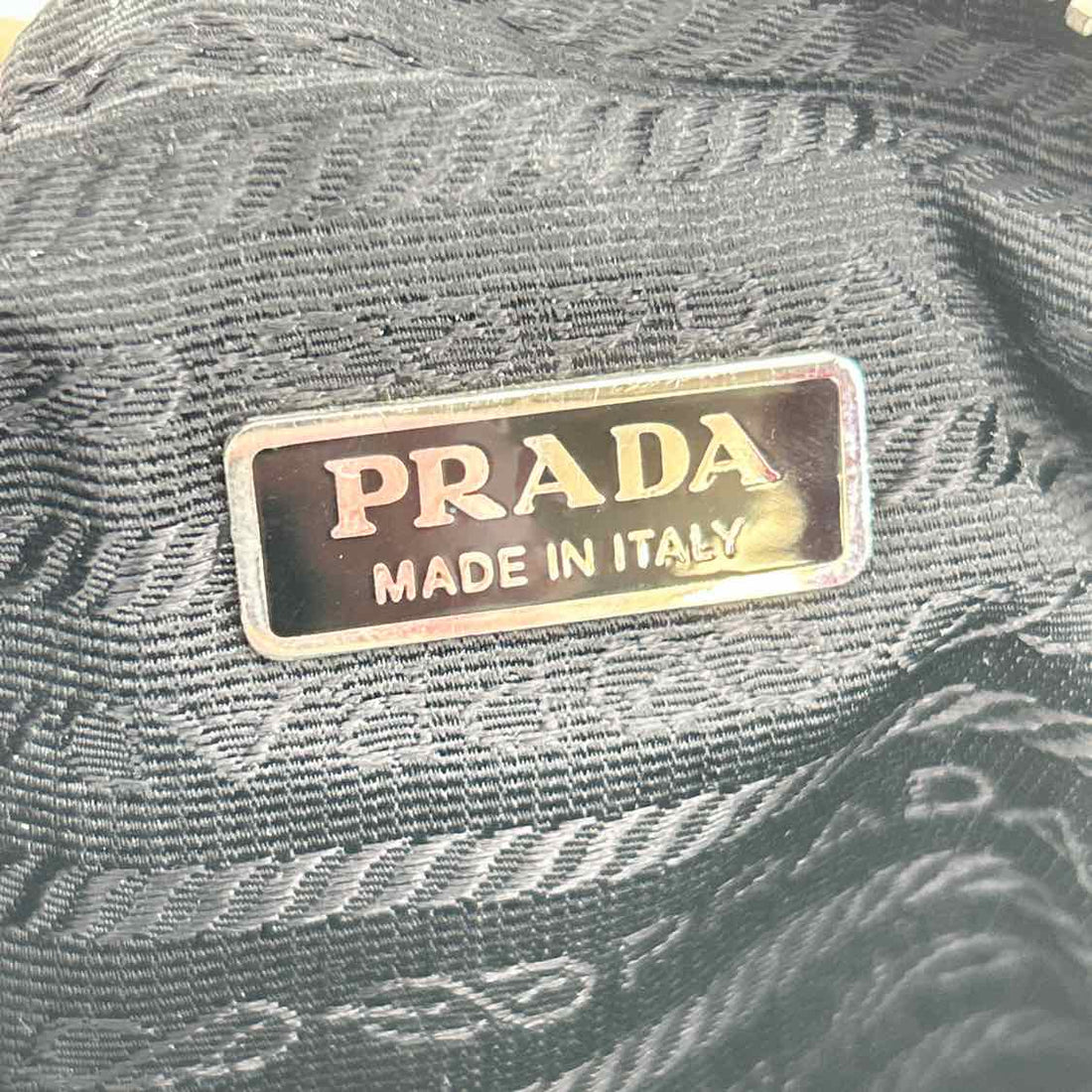Prada Tessuto Quilted Mini Black Vintage LUXURY