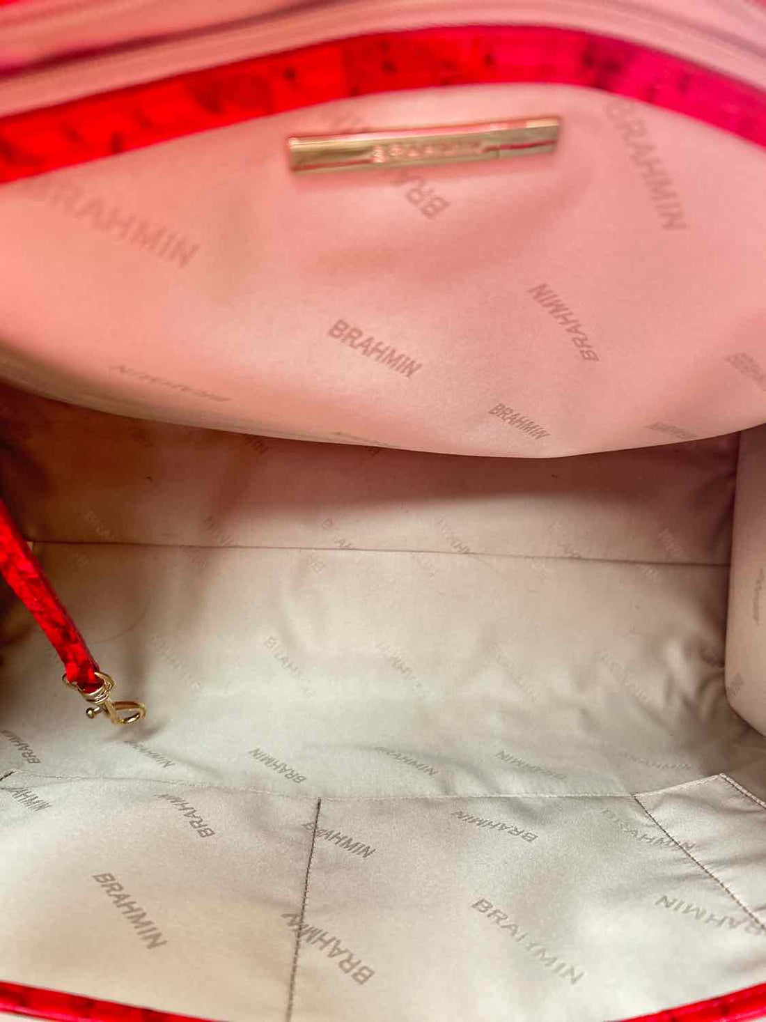 Brahmin Tia Red Flare Melbourne New Tote