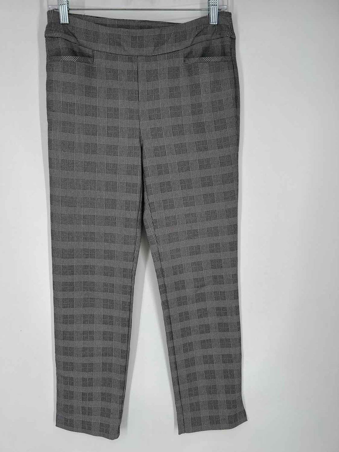 Chicos Size 00(XS) Black & White Houndstooth Pants