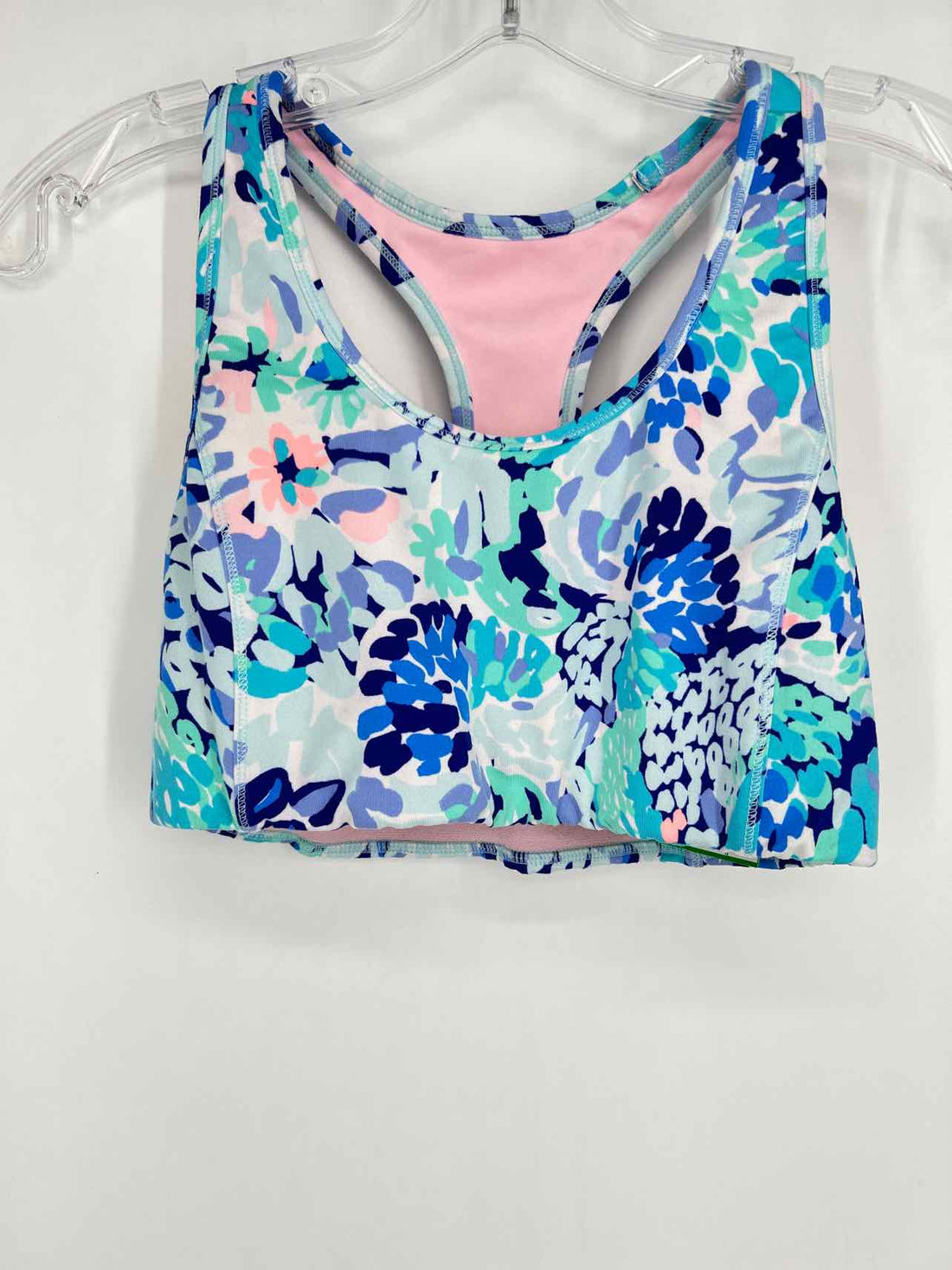 Lilly Pulitzer Size M Blue Print Lilly Pulitzer Luxletic Top