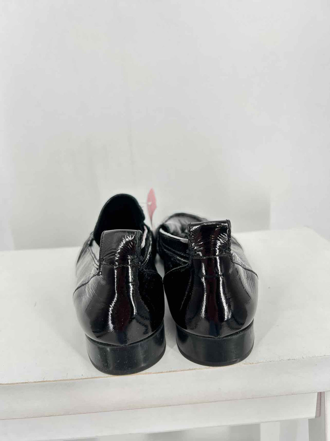 Zara Women Size 39 (8.5-9) Black Patent Leather Loafers