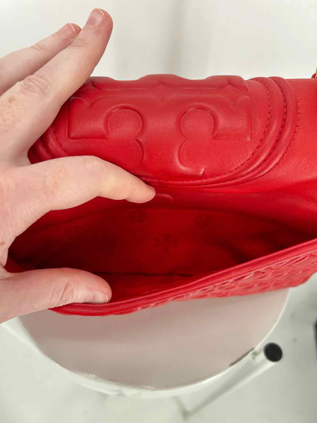 Tory Burch Fleming Red Purse