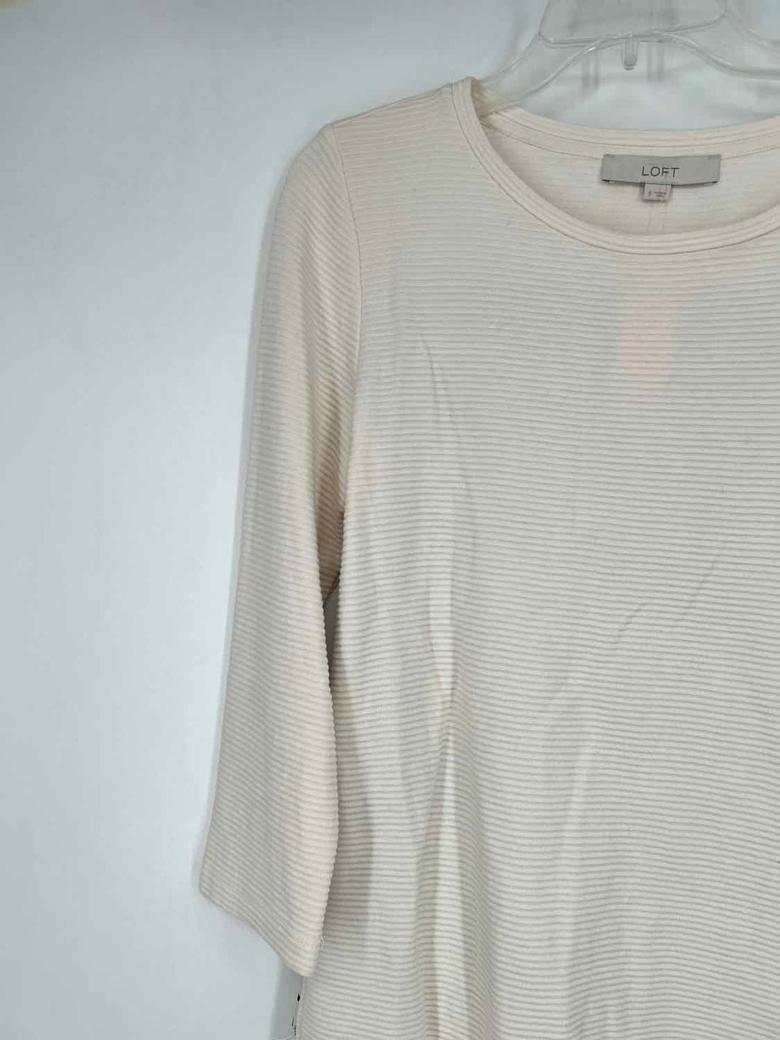 Loft Size S Cream Long Sleeve