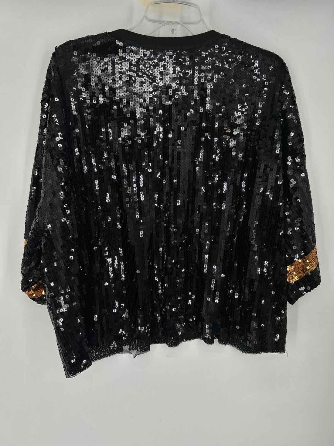 Simply Southern Size XL Black Sequined NWT Short Sleeve