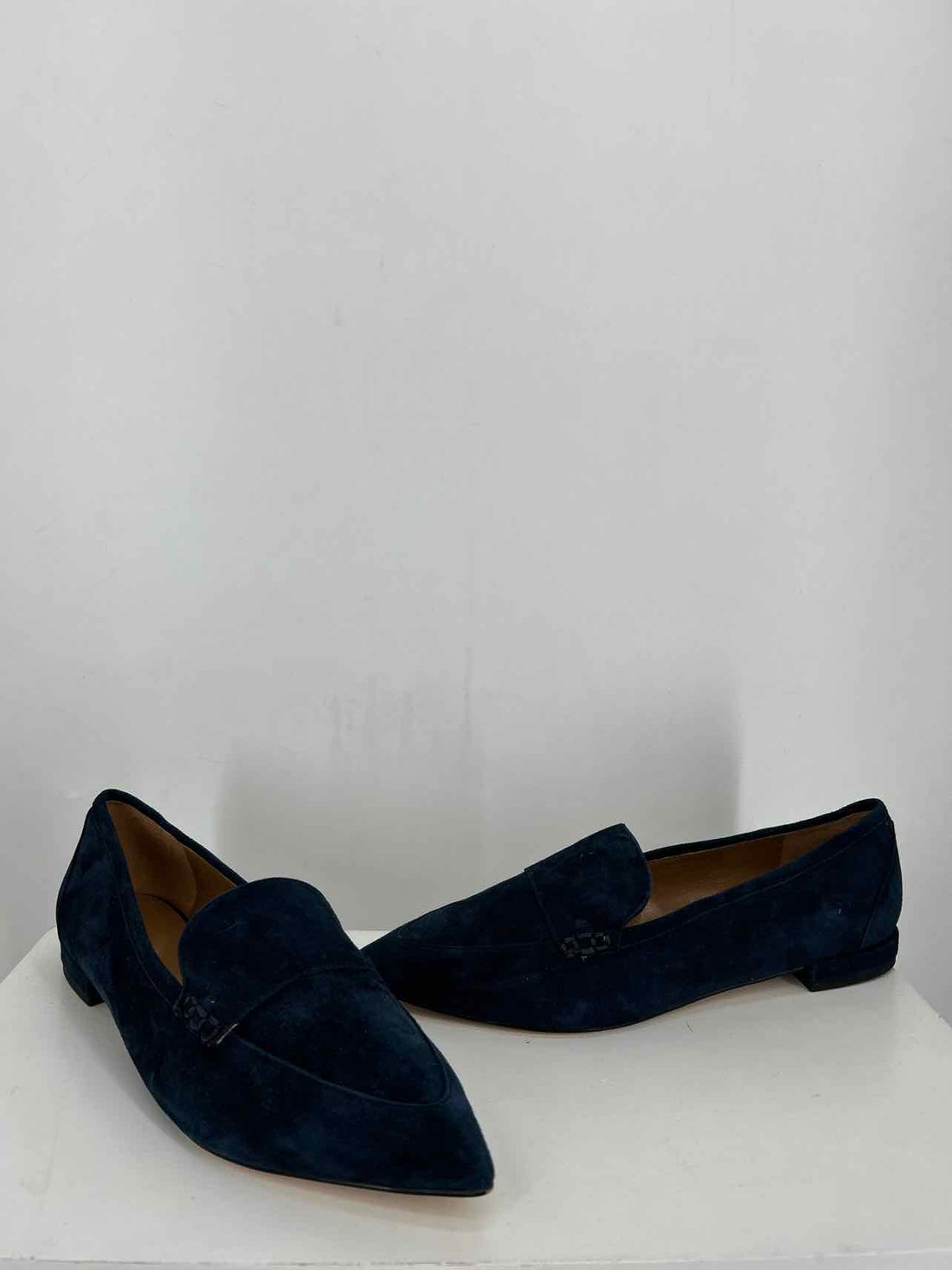 Talbots Women Size 8 Navy Like New Loafers