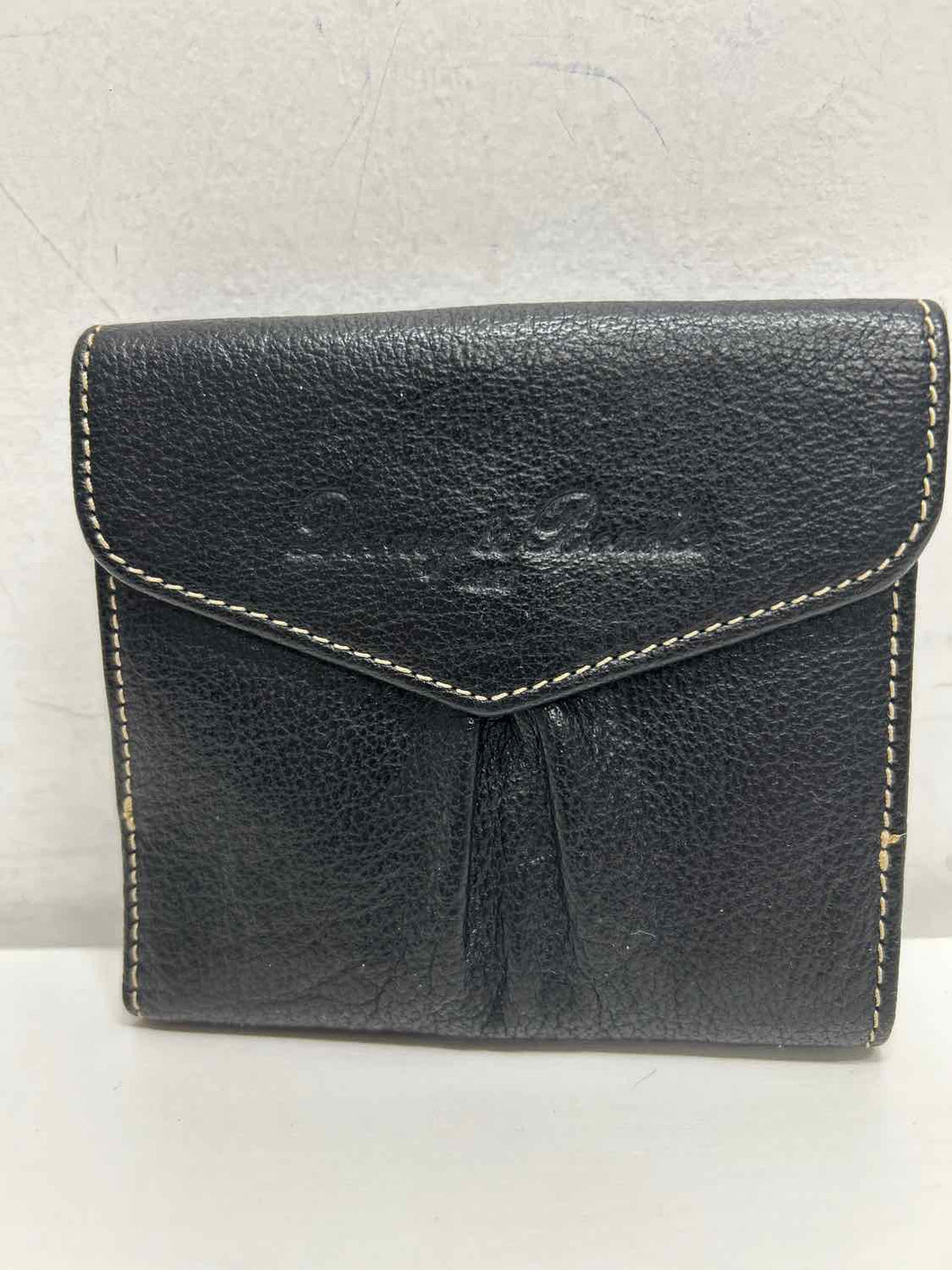 Dooney & Bourke Black Pebbled Leather Wallet