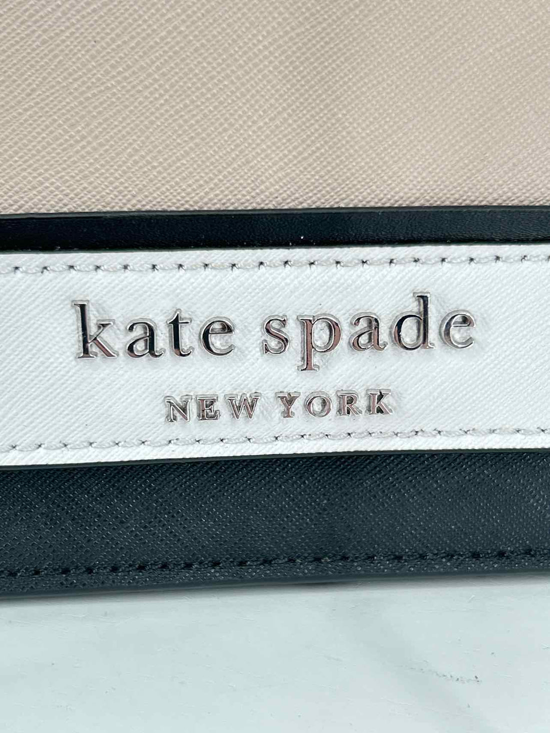 Kate Spade Black & White Colorblock Saffiano Leather Crossbody