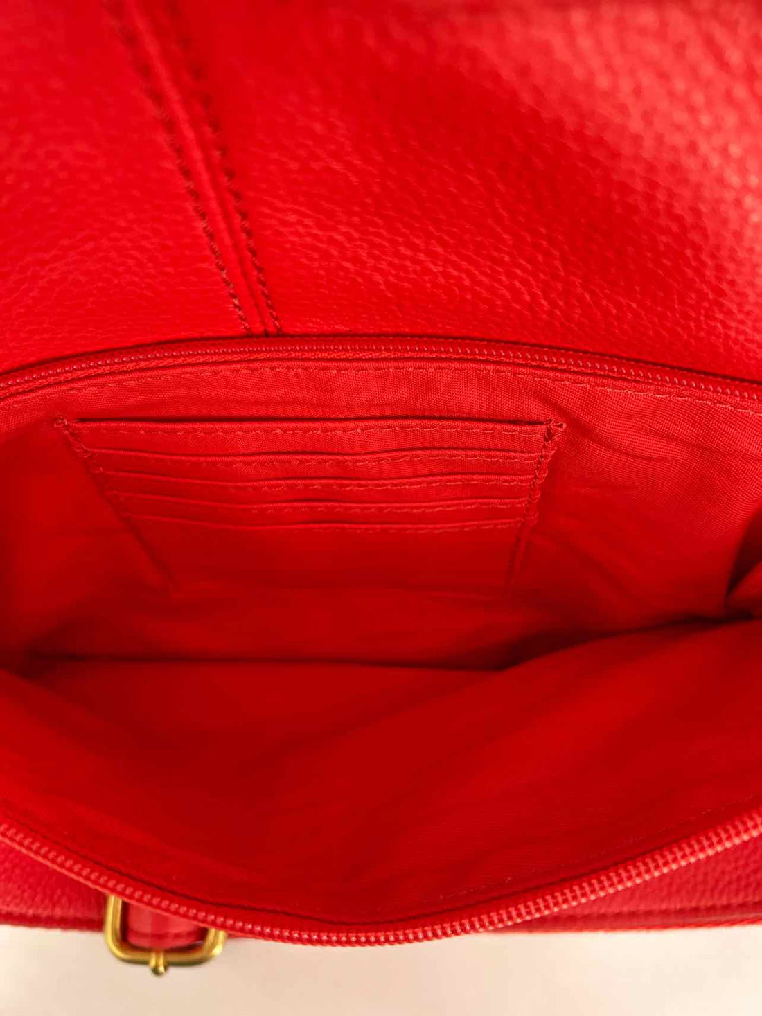 Fossil Red Leather Excellent Condition Crossbody
