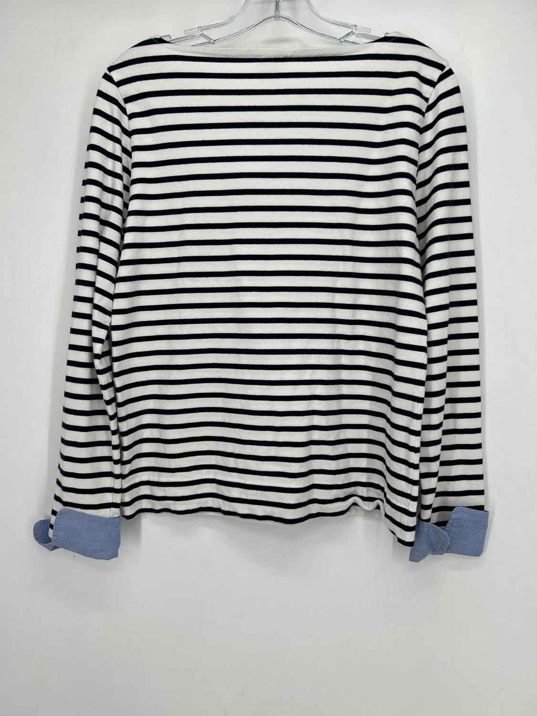 J Crew Size XS Navy Striped Long Sleeve