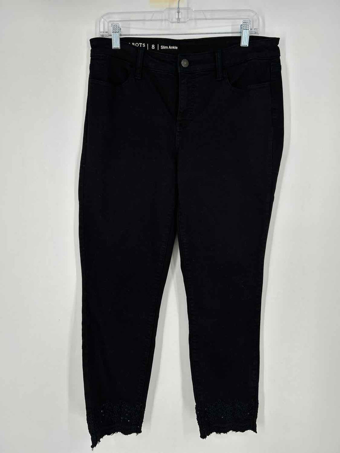 Talbots Size 8 Black Jeans