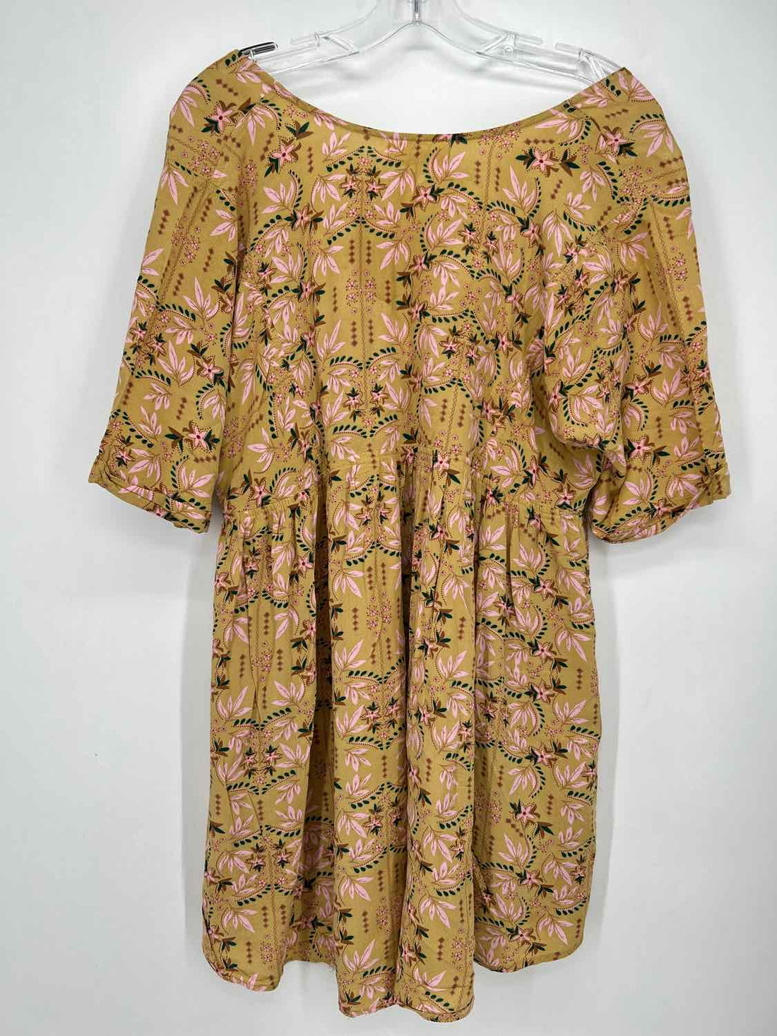 Natural Life Size XS/S Tan Floral Dress