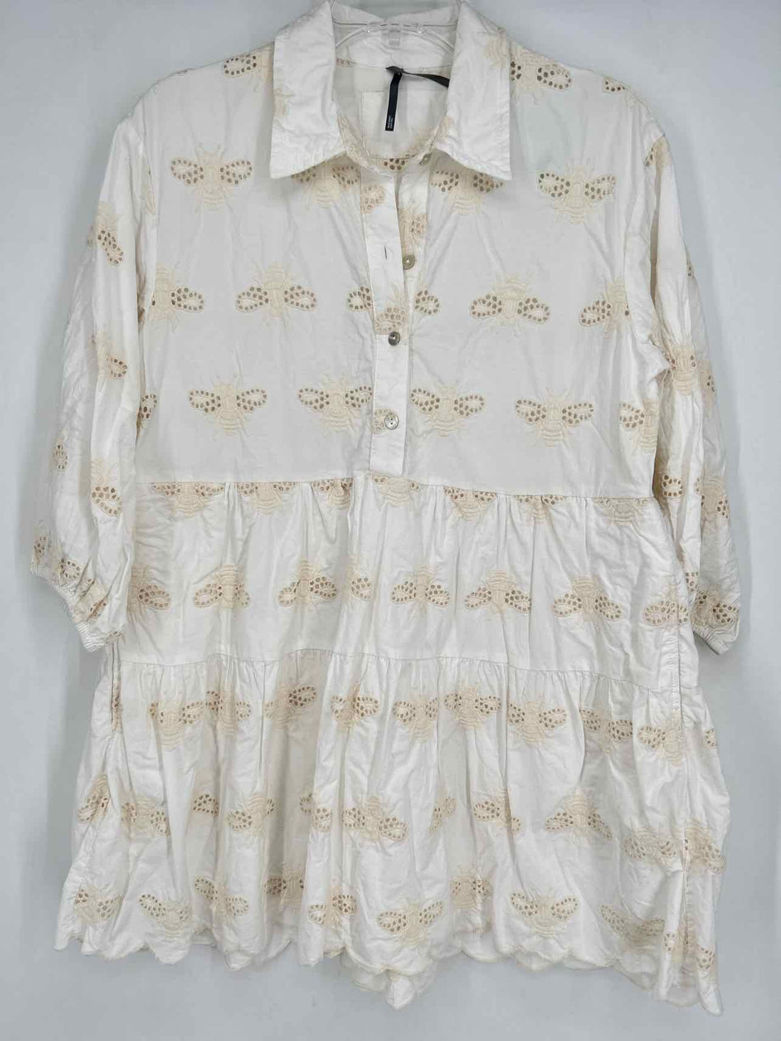 Anthropologie Size MP White Eyelet Dress