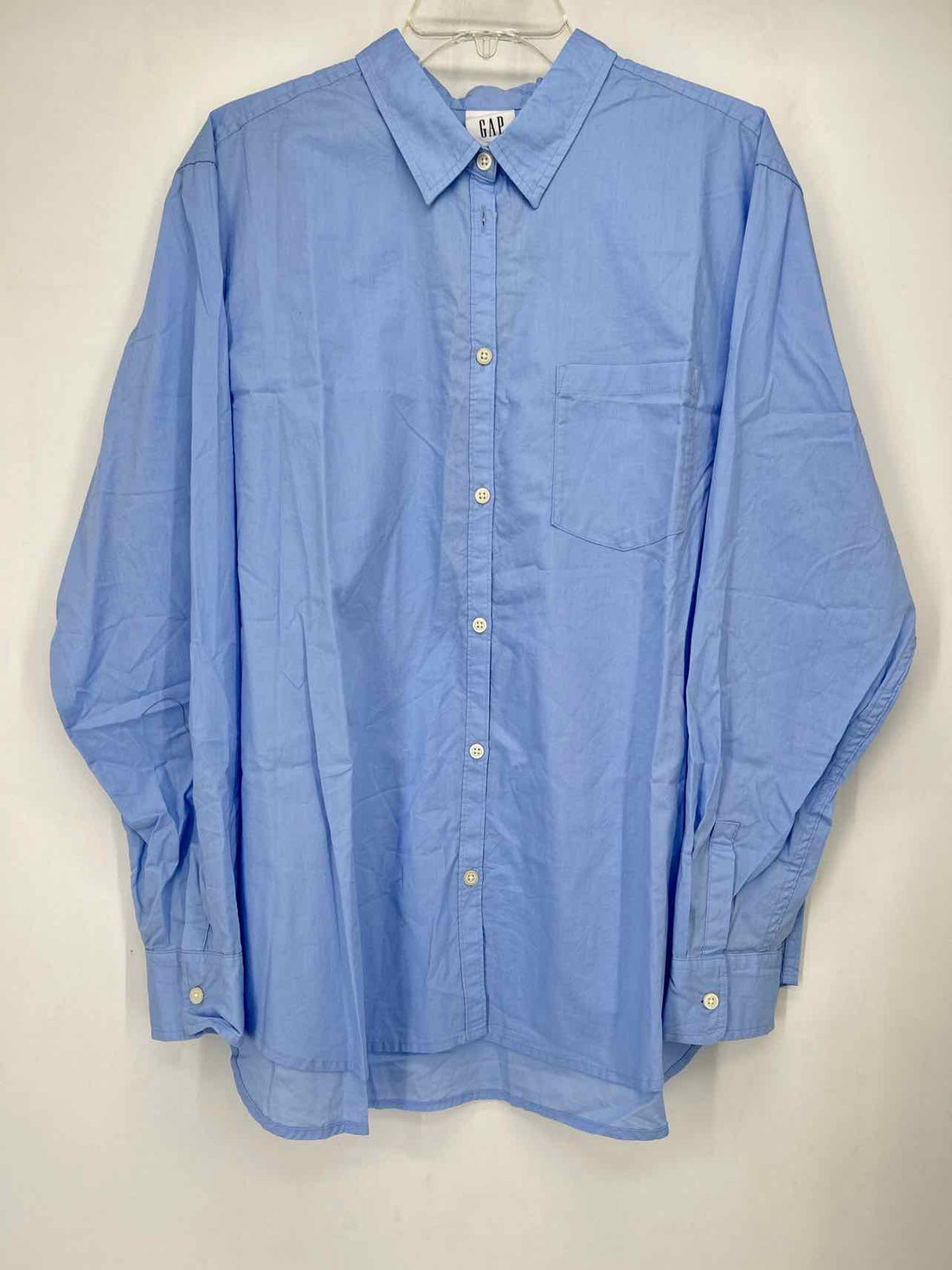 Gap Size XXL Light Blue NWT Top/Blouse Long Sleeve