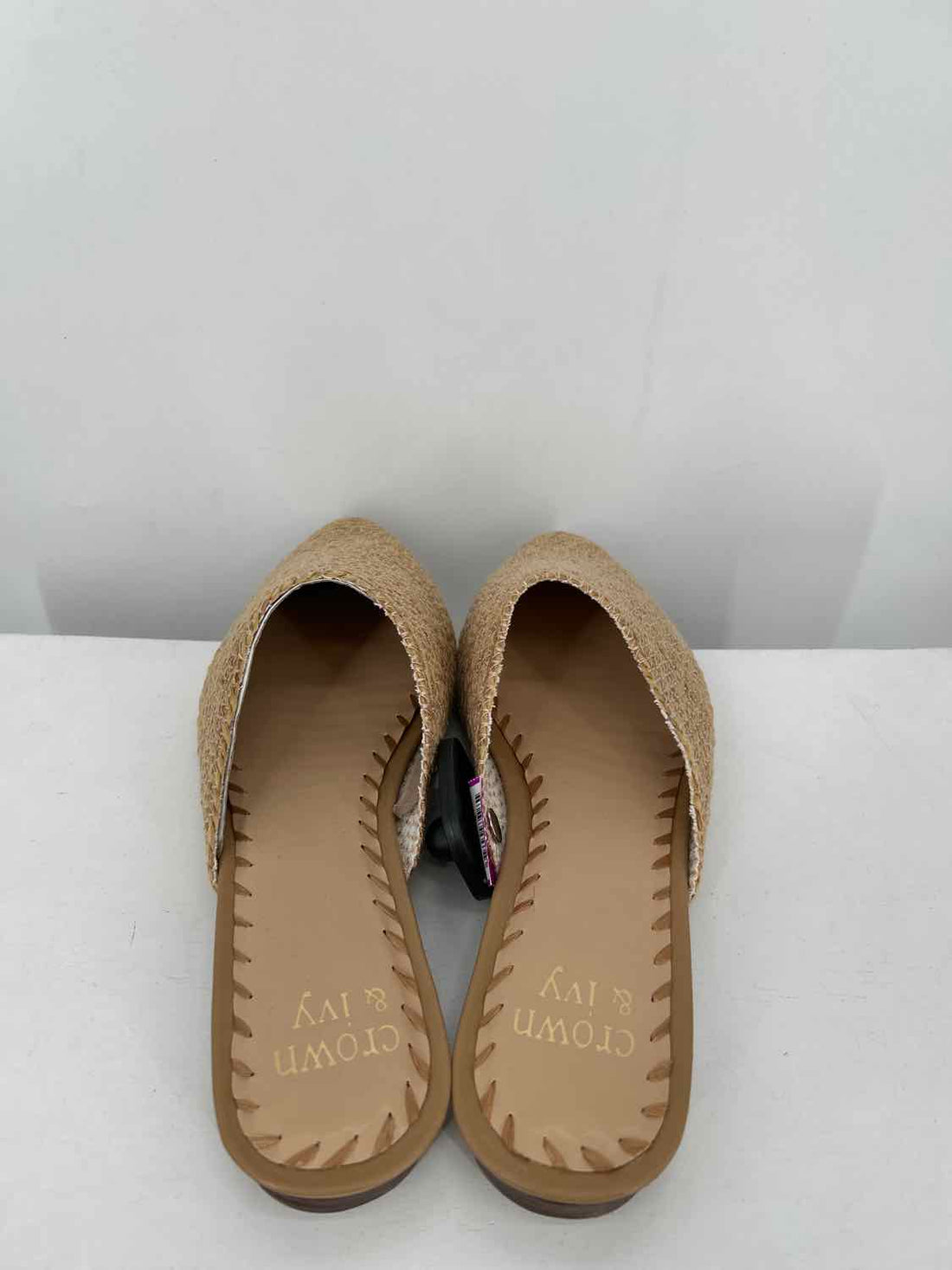 Crown & Ivy Women Size 8 Tan Mules