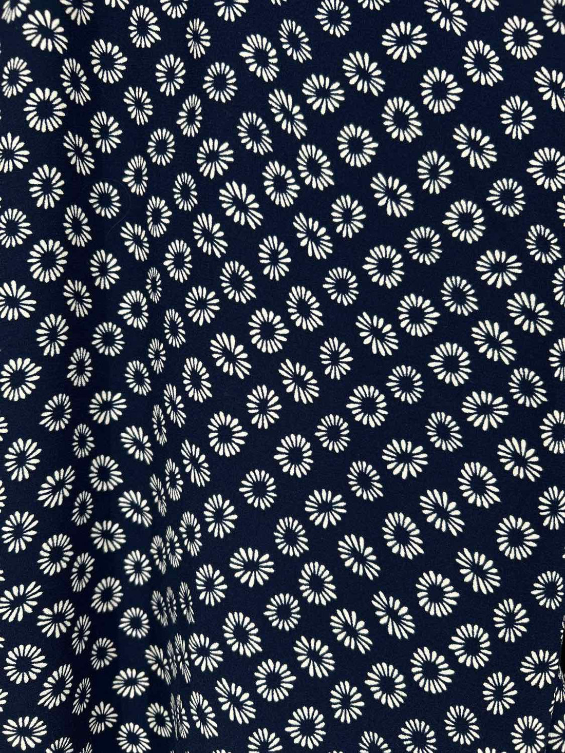 Talbots Size 22W Navy & White Floral Pants
