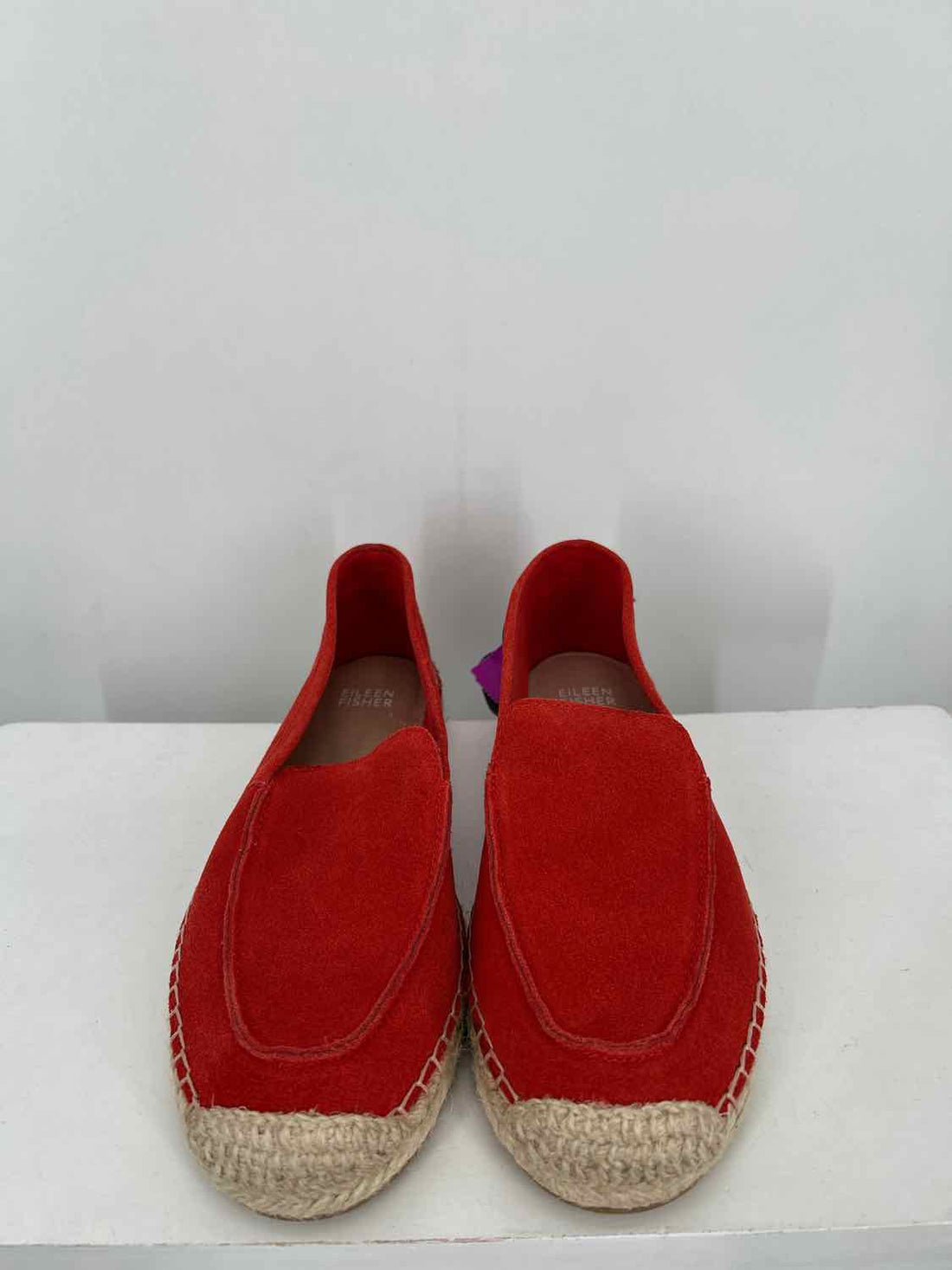 Eileen Fisher Women Size 7 Red Orange Loafers