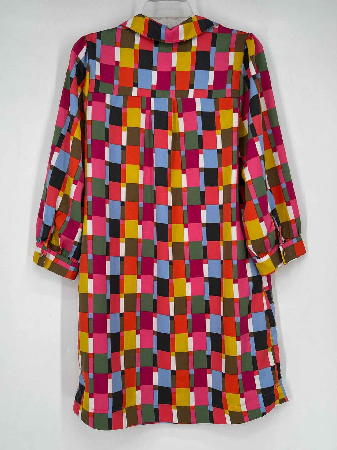 Michelle Mcdowell Size S Pink Print Long Sleeve Dress