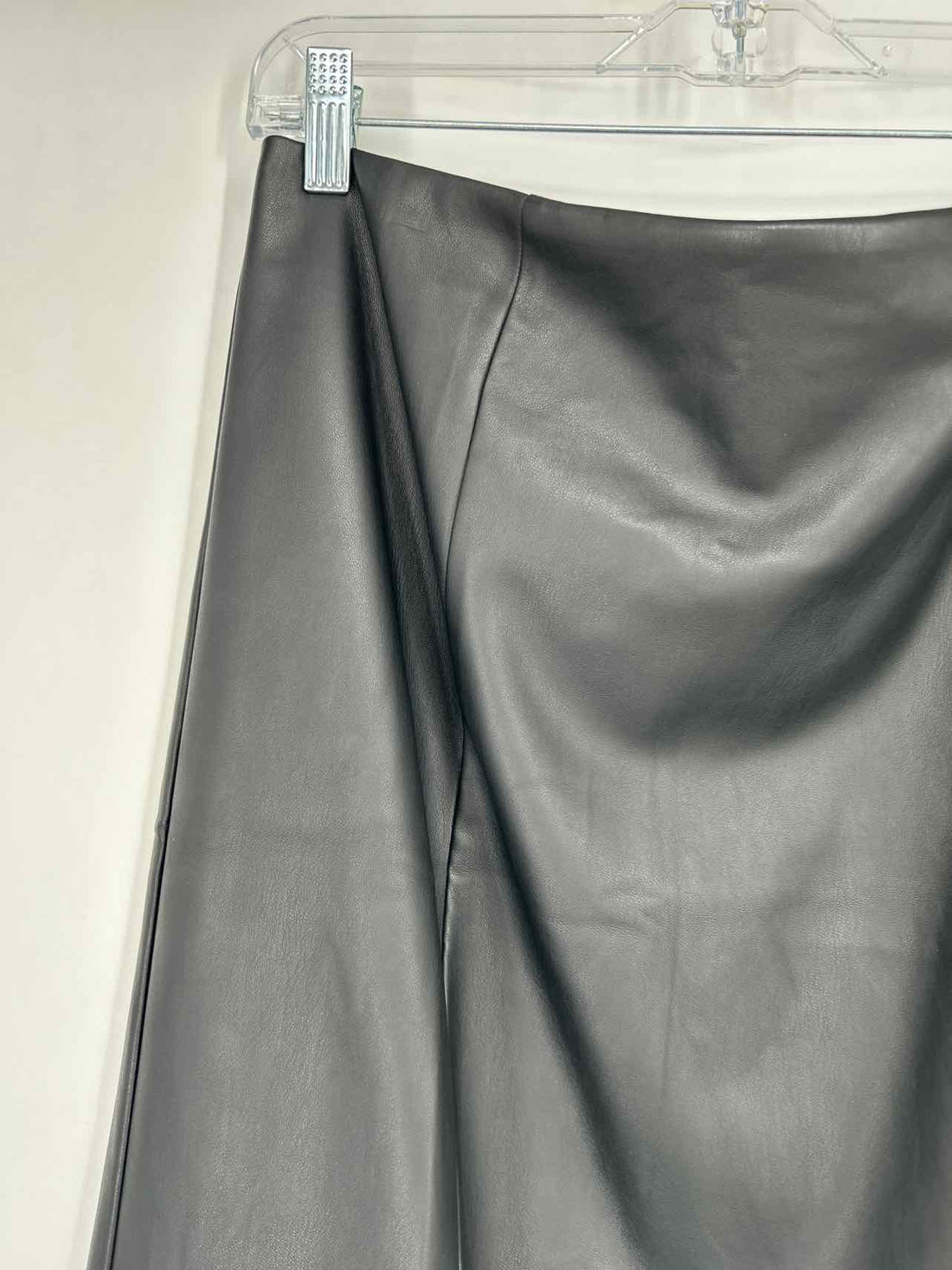 Loft Size 12 Black Faux Leather Skirts