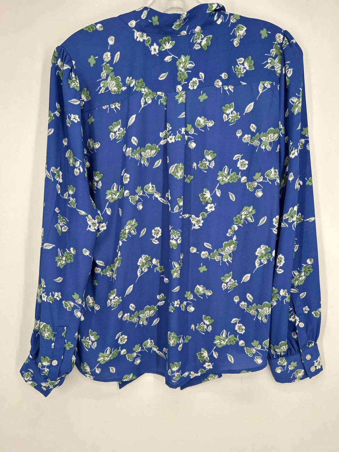 J Crew Size S Blue Print Long Sleeve