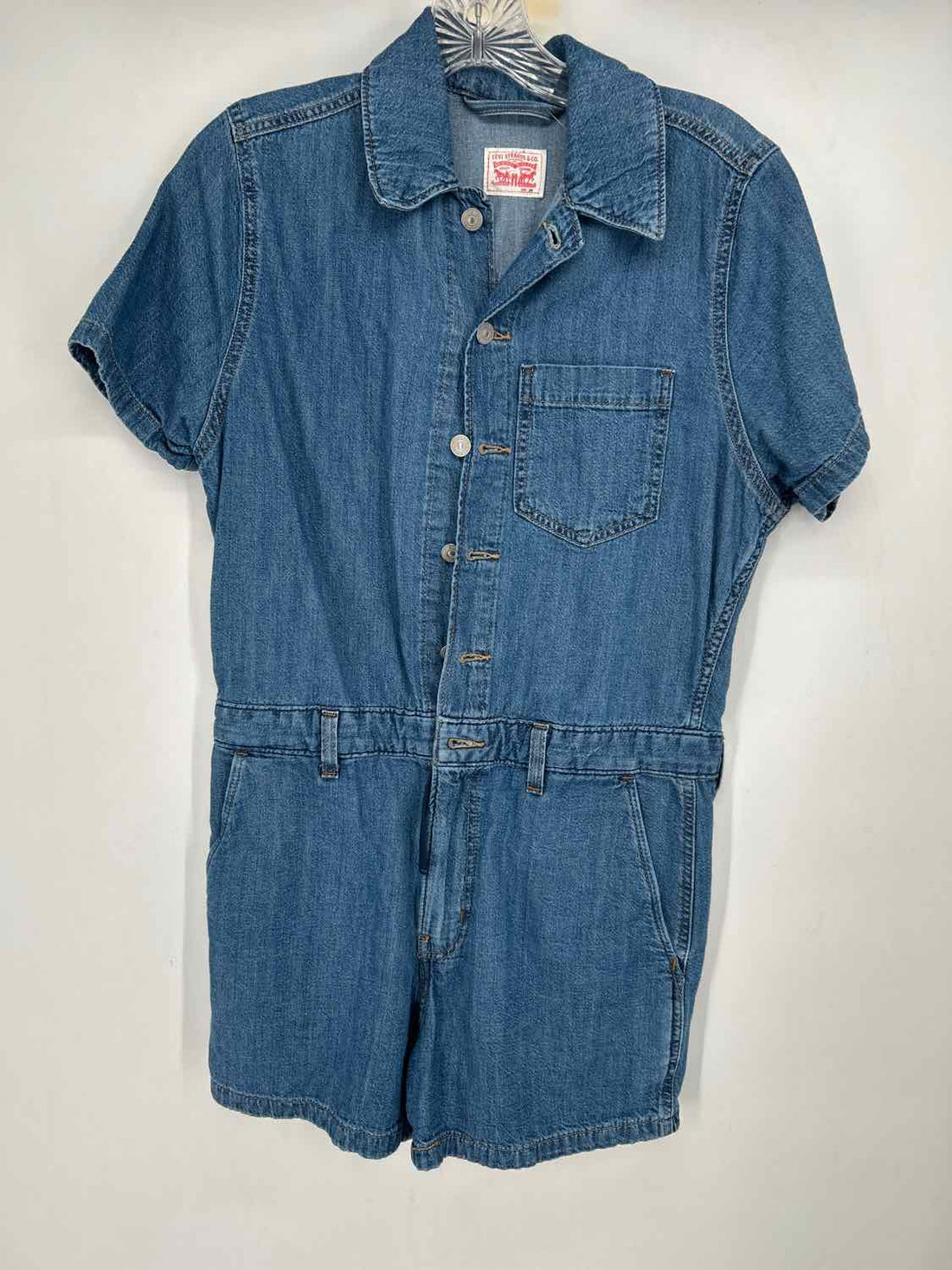 Levi Strauss Size XS Denim Short Sleeve Rompers