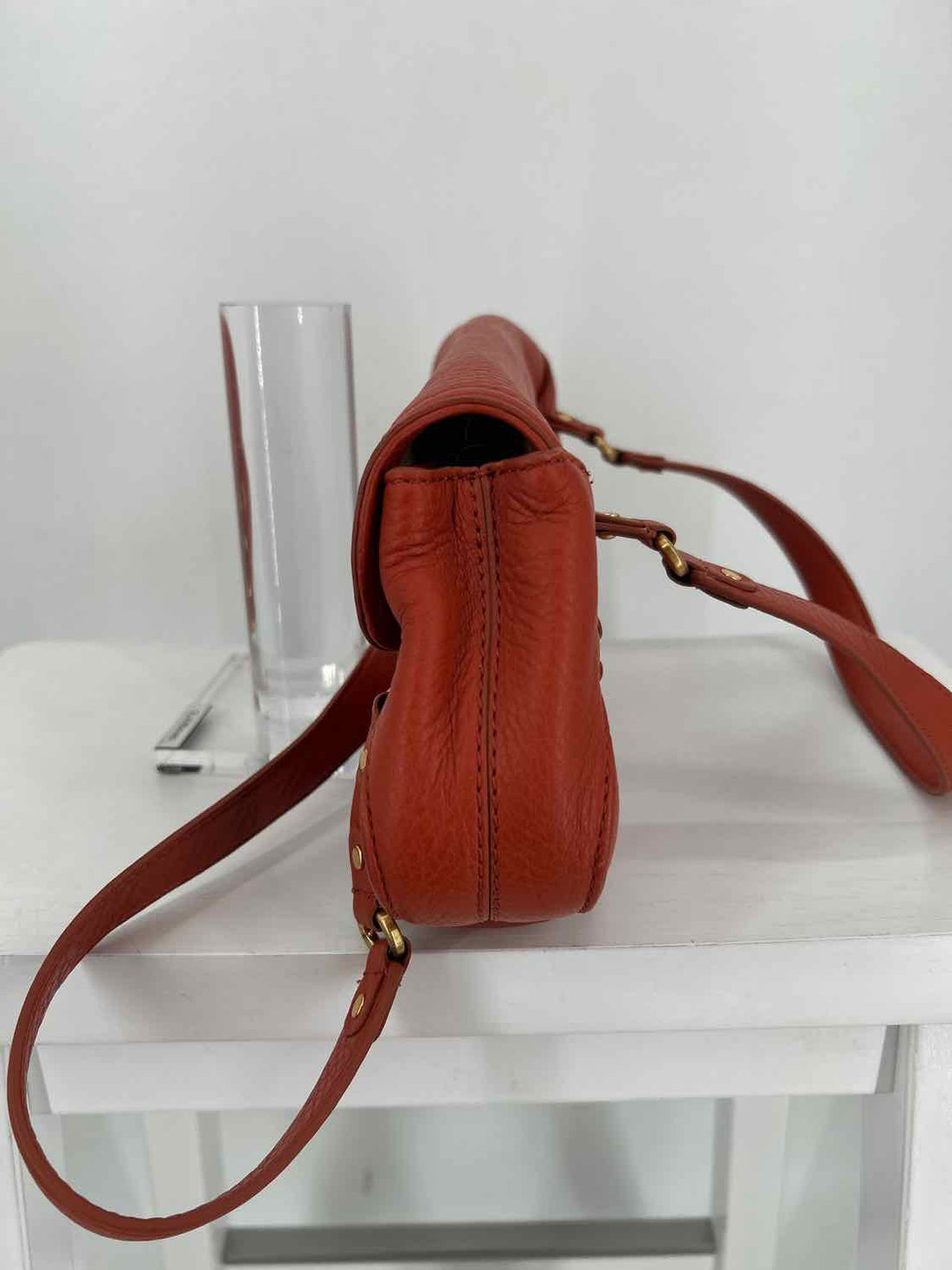 Cole Haan Dark Orange Shoulder Purse