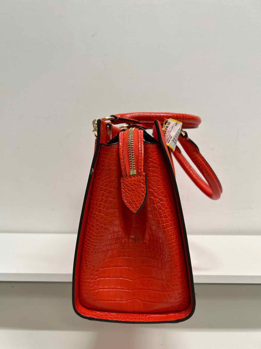 Michael Kors Dark Orange Saffiano Leather NWT Satchel