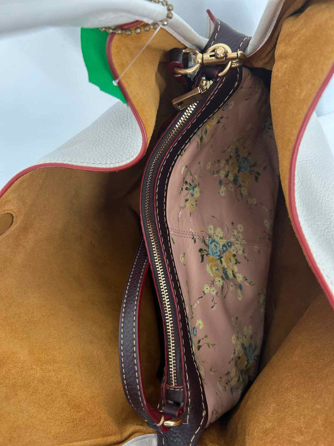 Coach 1941 Off White Pebbled Leather As Is Hobo