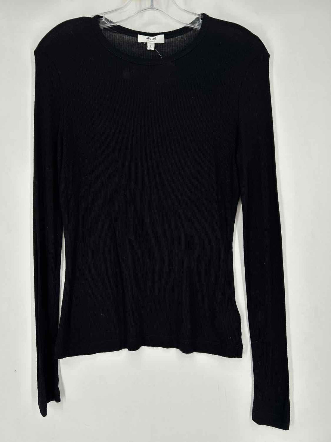 Agolde Size L Black Long Sleeve