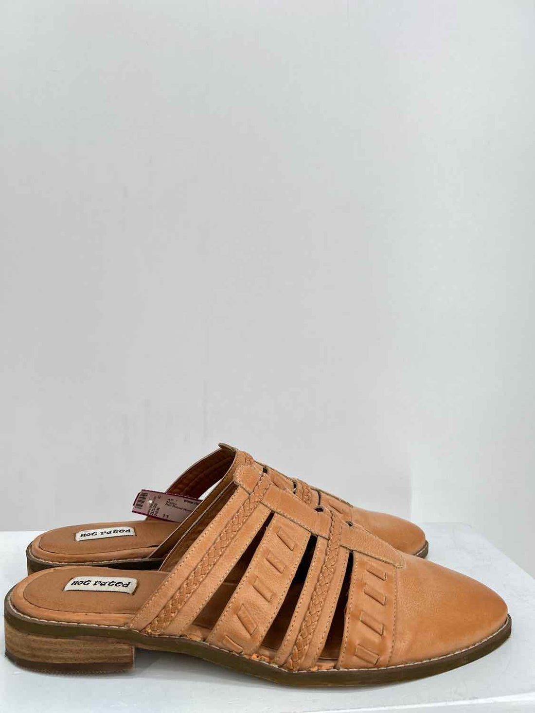 Not Rated Women Size 11 Brown Mules
