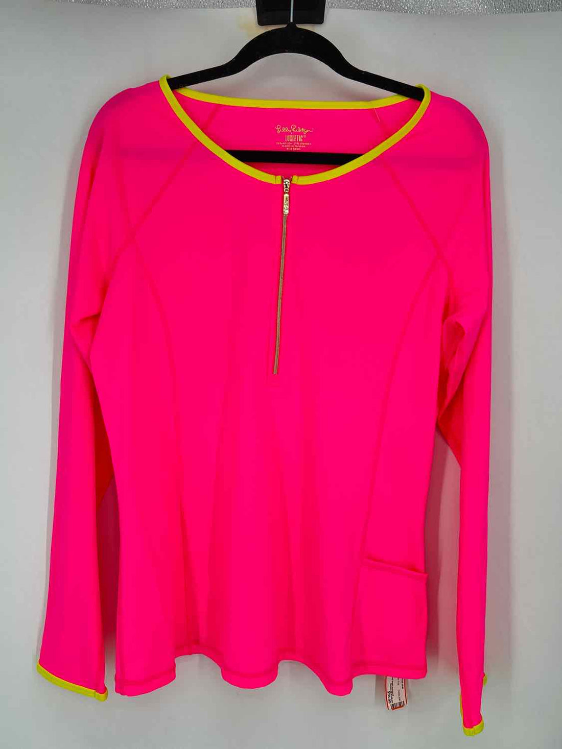 Lilly Pulitzer Size XL Neon Pink NWT Lilly Pulitzer Luxletic Top