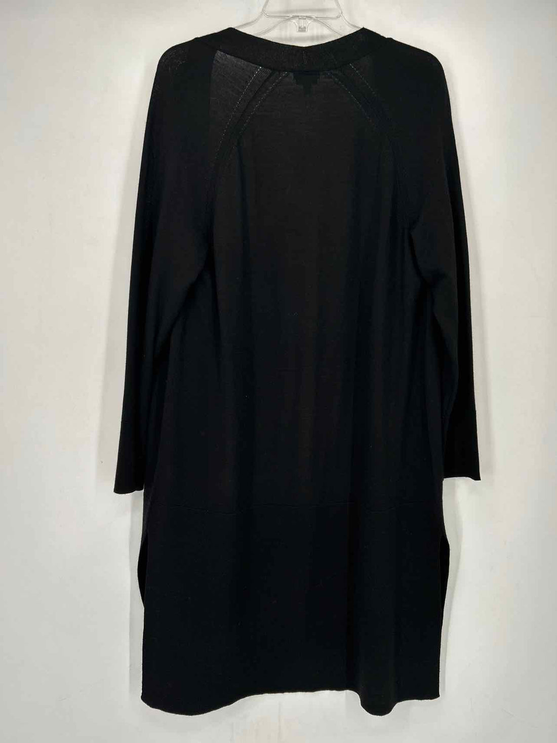 Talbots Size LP Black Merino Wool NWT Cardigan