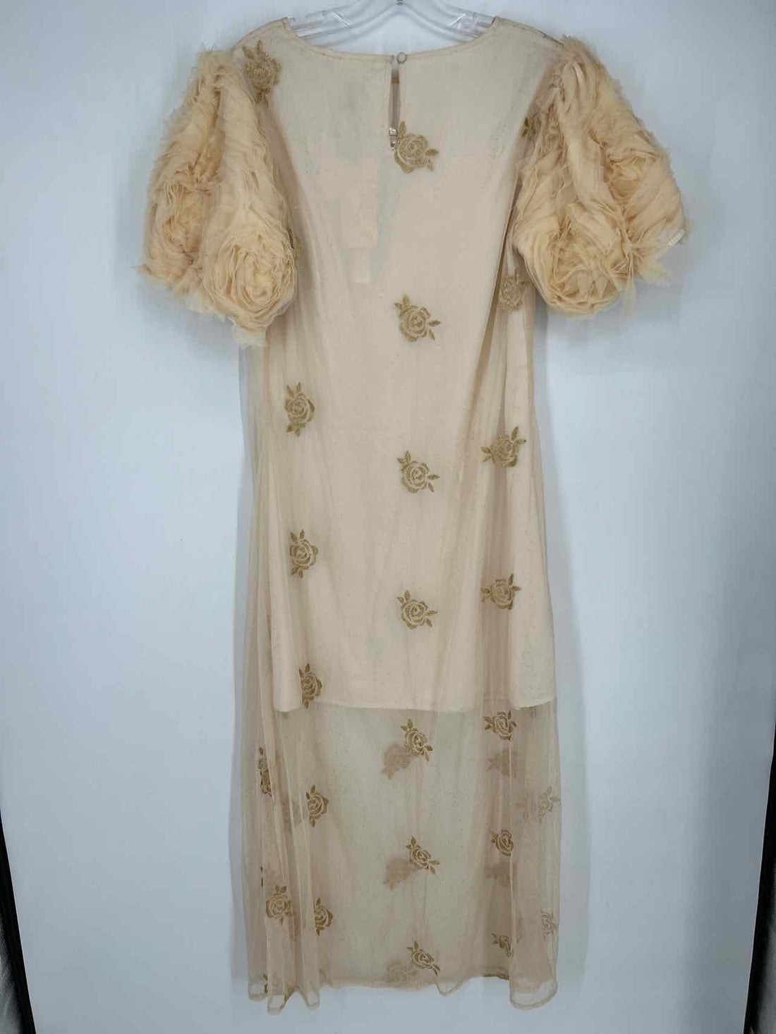 Let Me Be By Anthropologie Size M Cream Mesh NWT Maxi