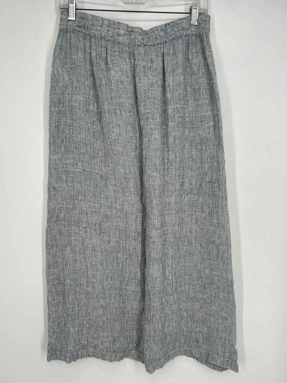 Tahari Size S White & Navy Linen Skirts