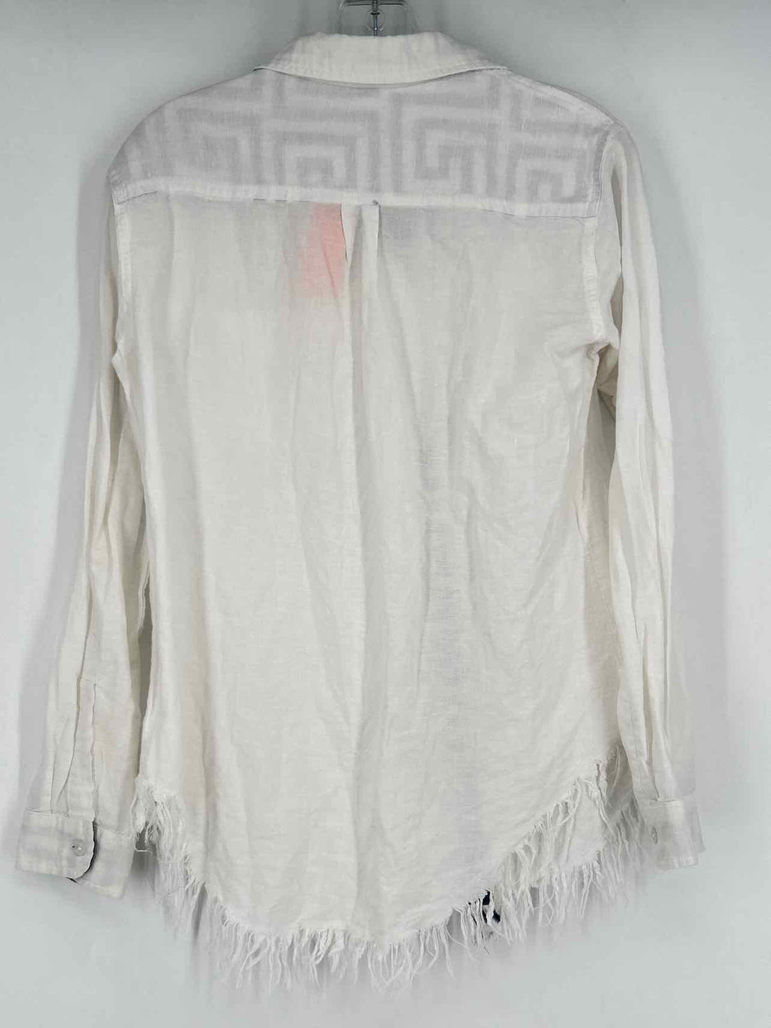 Tizzie Size S White Cotton & linen Long Sleeve