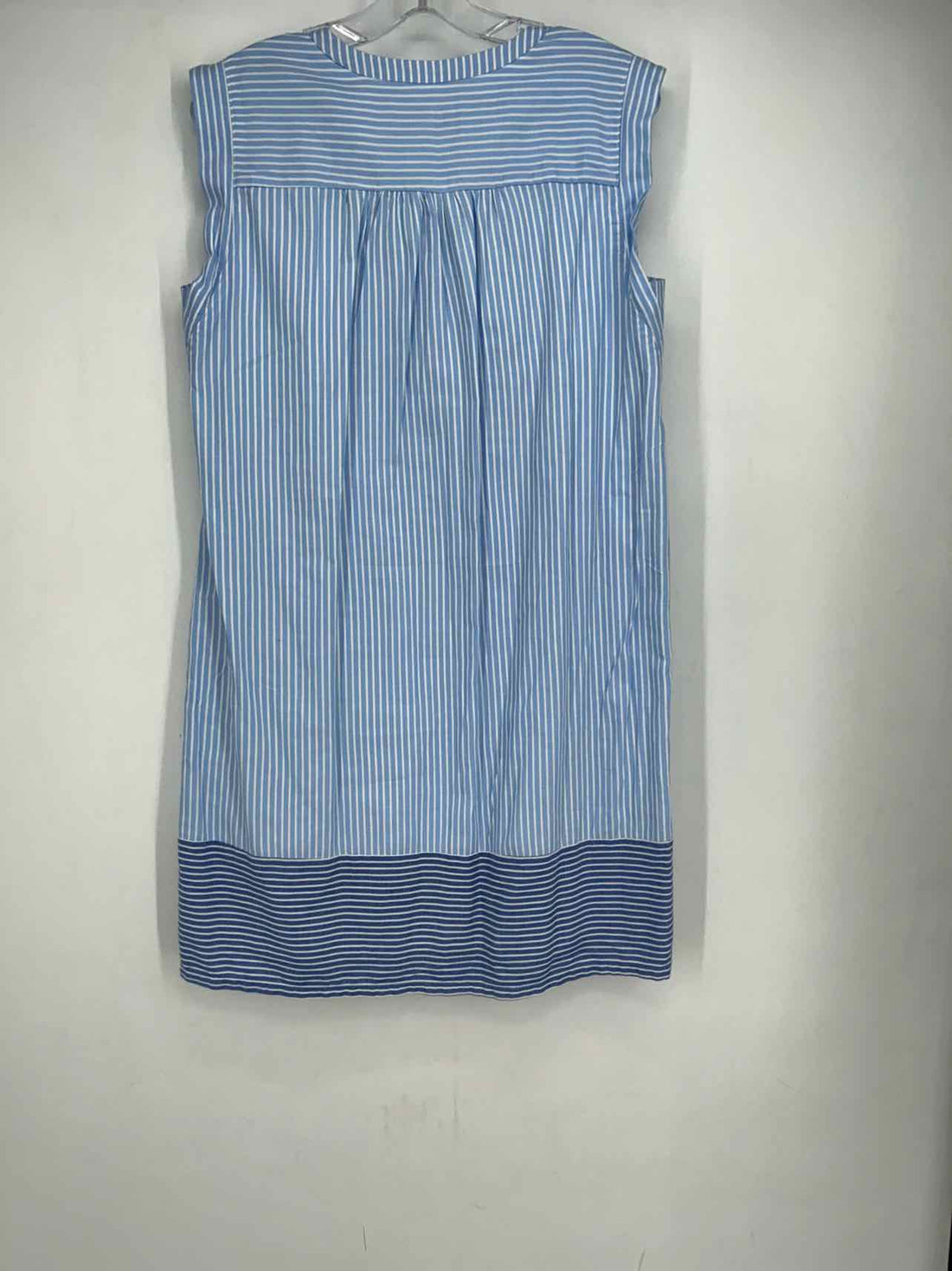Loft Size S Blue & White Striped Dress